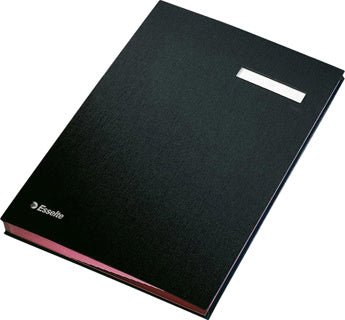 ESSELTE Unterschriftenmappe 6210 A4 mit 20 Fächern schwarz