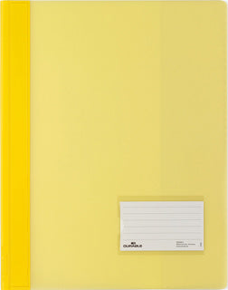 DURABLE Schnellhefter 2680 DURALUX® A4+ mit Beschriftungsfenster Kunststoff 245 x 310 mm gelb