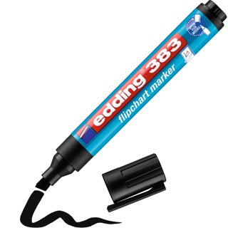 EDDING Flipchartmarker 383 mit Keilspitze 1-5 mm schwarz