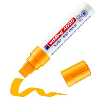 EDDING Kreidemarker 4090 Keilspitze 4-15 mm neonorange