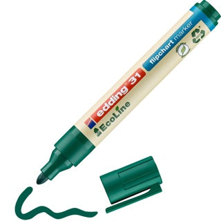 EDDING Flipchartmarker EcoLine 31 mit Rundspitze 1.5-3 mm grün