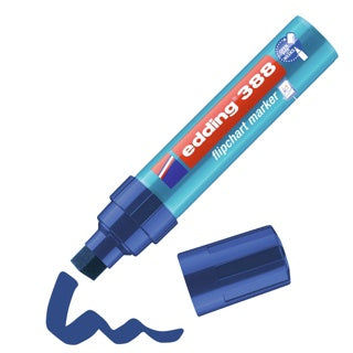 EDDING Flipchartmarker 388 Keilspitze 4-12 mm blau