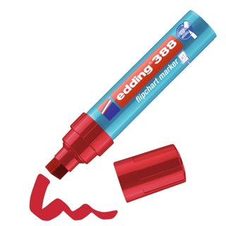 EDDING Flipchartmarker 388 Keilspitze 4-12 mm rot
