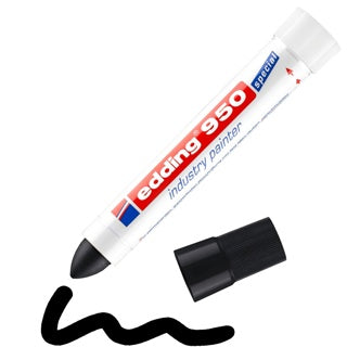 EDDING Permanentmarker 950 Industrie Rundpsitze 10 mm schwarz