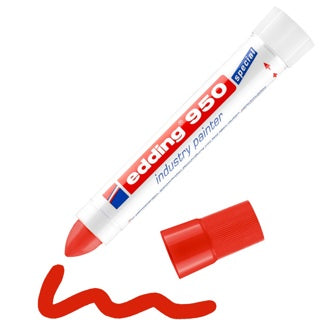 EDDING Permanentmarker 950 Industrie Rundpsitze 10 mm rot