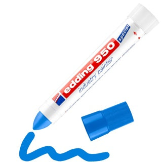 EDDING Permanentmarker 950 Industrie Rundpsitze 10 mm blau