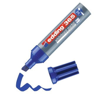 EDDING Whiteboardmarker 365 mit Keilspitze 2-7 mm blau