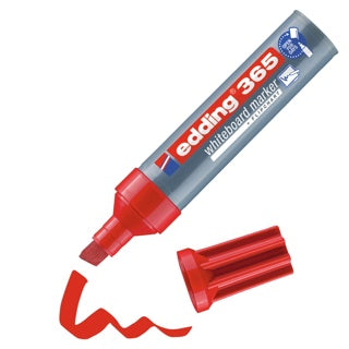 EDDING Whiteboardmarker 365 mit Keilspitze 2-7 mm rot