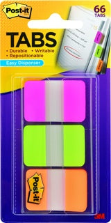 POST-IT® Index Strong 686-PGO 3 x 22 Blatt 25.4 x 38 mm farbig sortiert