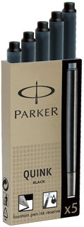 PARKER Tintenpatronen 5 Stück schwarz