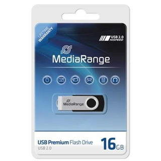 MEDIARANGE USB-Stick 2.0 16 GB schwarz