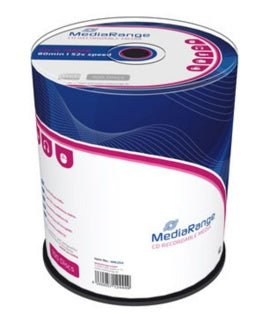 MEDIARANGE CD-Rohlinge 100 Stück Spindel 700MB 80min 52x