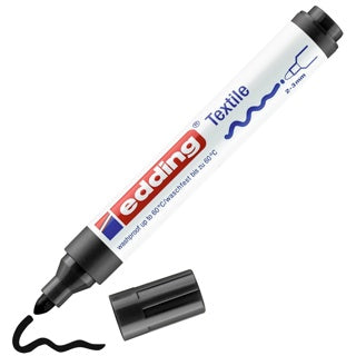 EDDING Textilmarker 4500 mit Rundspitze 2-3 mm schwarz