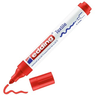 EDDING Textilmarker 4500 mit Rundspitze 2-3 mm rot