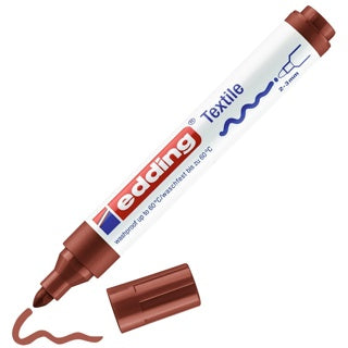EDDING Textilmarker 4500 mit Rundspitze 2-3 mm braun