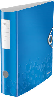 LEITZ Ordner WOW 1106 A4 8.2 cm blau-metallic
