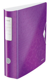 LEITZ Ordner WOW 1106 A4 8.2 cm violett-metallic