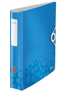 LEITZ Ordner WOW 1107 A4 6.5 cm blau-metallic