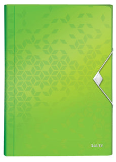 LEITZ Fächermappe WOW 4589 A4 grün-metallic
