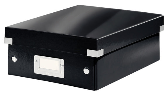 LEITZ Organisationsbox Click & Store 6057 Klein 22 x 10 x 28.5 cm schwarz
