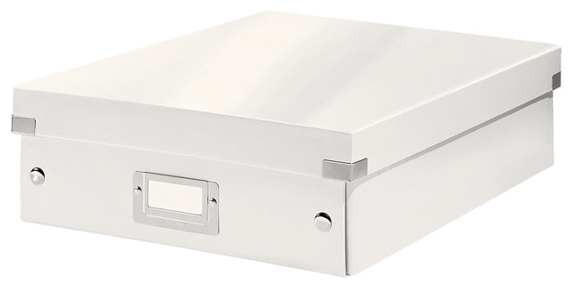 LEITZ Organisationsbox Click & Store 6058 Mittel 28 x 10 x 37 cm weiß