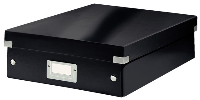 LLEITZ Organisationsbox Click & Store 6058 Mittel 28 x 10 x 37 cm schwarz