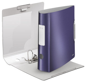LEITZ Ordner 180° Active Style 1108 A4 8.2 cm titan blau