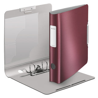 LEITZ Ordner 180° Active Style 1108 A4 6.5 cm granatrot
