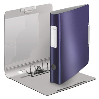 LEITZ Ordner 180° Active Style 1108 A4 6.5 cm titan blau