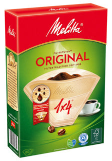MELITTA Filterpapier 1 x 4 naturbraun 80 Stück