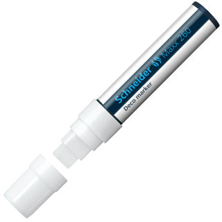 SCHNEIDER Kreidemarker Maxx 260 mit Blockspitze 5-15 mm weiß