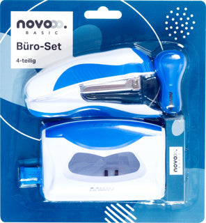 NOVOOO BASIC Büroset 4-teilig farbig sortiert