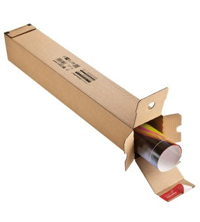 COLOMPAC Planversandbox CP072.05 mit Selbstklebeverschluss 705 x 108 x 108 mm braun