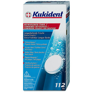 KUKIDENT Protesenreinigungstabletten 112 Stück