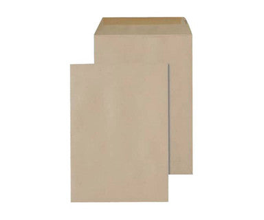 ÖKI Versandtasche Natur C4T/FSCMN120 250 Stück DIN C4 gummiert ohne Fenster 120g/m² braun