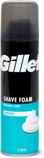 GILLETTE Rasierschaum für empfindliche Haut 200 ml blau
