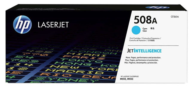 HP Toner Nr. 508A 5.000 Seiten cyan