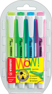 STABILO Textmarker "Swing Color" 4 Stück
