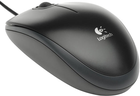 LOGITECH Maus B100 USB schwarz