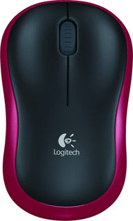 LOGITECH Maus M185 kabellos rot