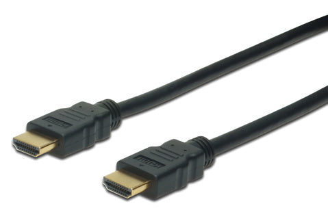 DIGITUS HDMI-Anschlusskabel High Speed mit Ethernet Typ A 2 m schwarz