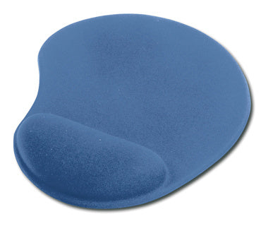 DELI Mauspad mit Handballenauflage blau