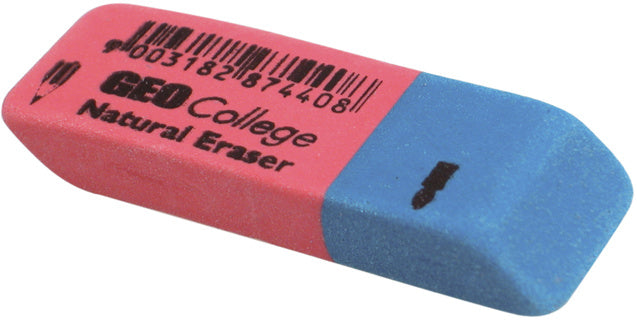 ARISTO Radierer College BT040 für Tinte und Bleistit blau-rot