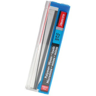 ARISTO Feinminen Polymer 12 Stück 2H 0.7 mm graphit