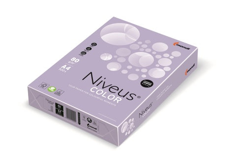 NIVEUS Color Kopierpapier DIN A4 80 g/m² 500 Blatt lavendel
