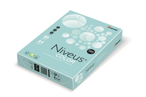 NIVEUS Color pastell Kopierpapier DIN A4 80 g/m² 500 Blatt mittelblau