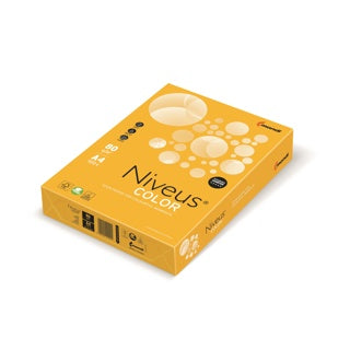 NIVEUS Color intensiv Kopierpapier DIN A4 80 g/m² 500 Blatt sonnengelb