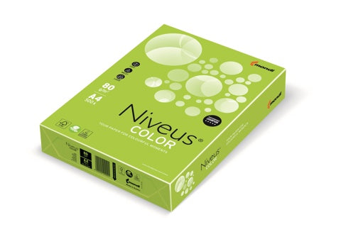 NIVEUS Color intensiv Kopierpapier DIN A4 80 g/m² 500 Blatt lindengrün