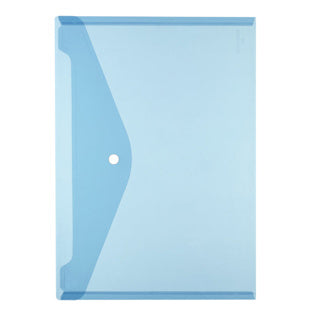 HERLITZ Dokumententasche A4 PP transparent blau