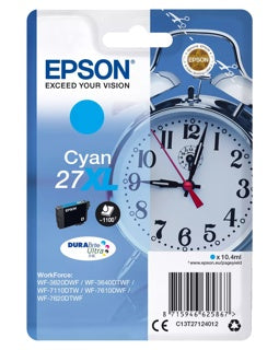 EPSON Tintenpatrone Nr. 27XL cyan